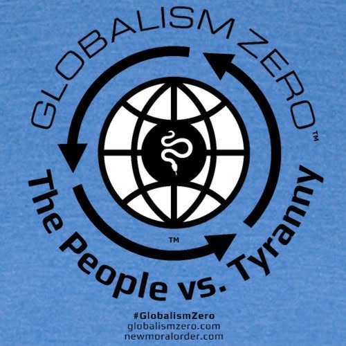 Globalism Zero™ Black Logo (White Globe)