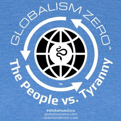 Globalism Zero™ White Logo (Black Globe)